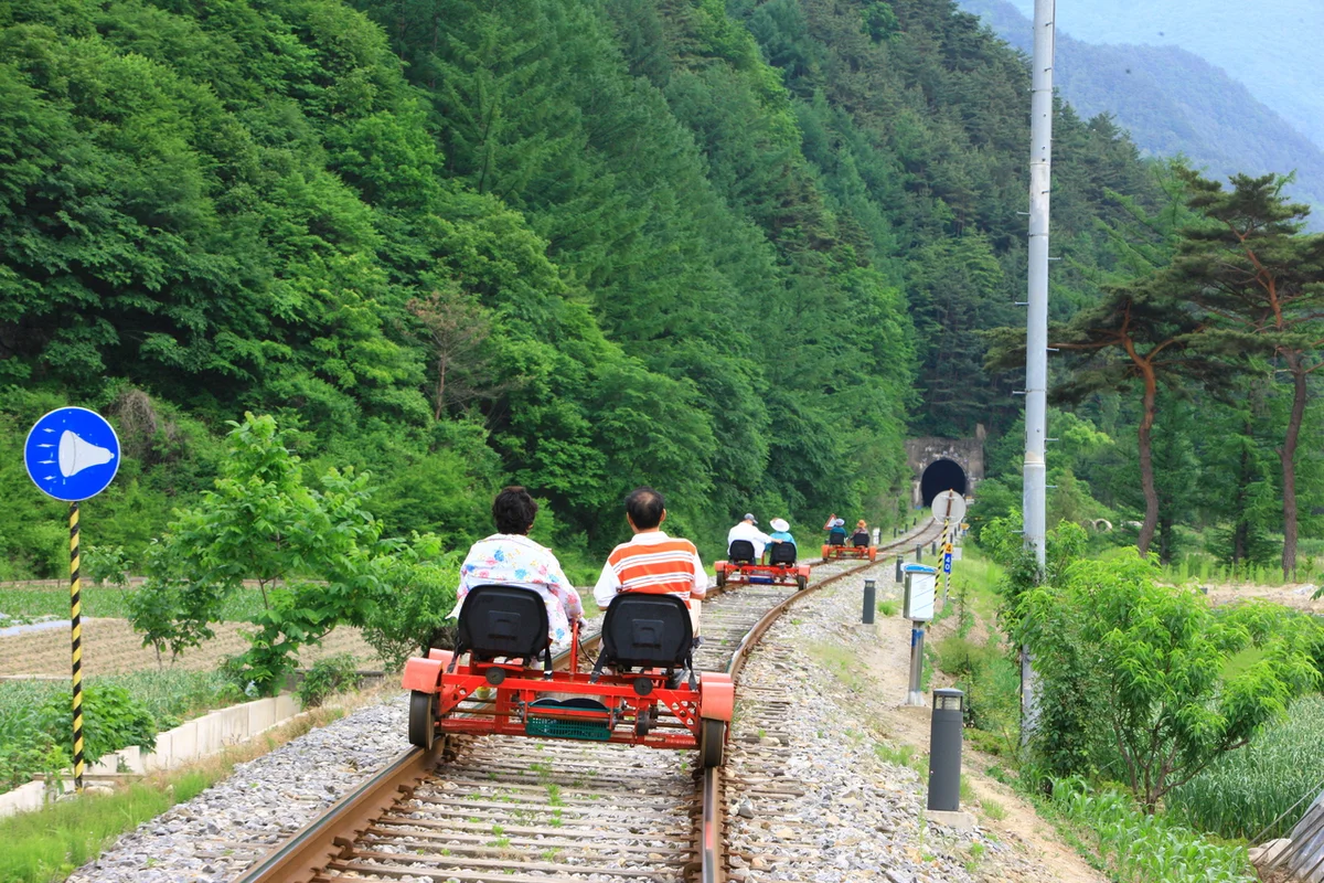 정선 레일바이크 - 강원도여행 여행