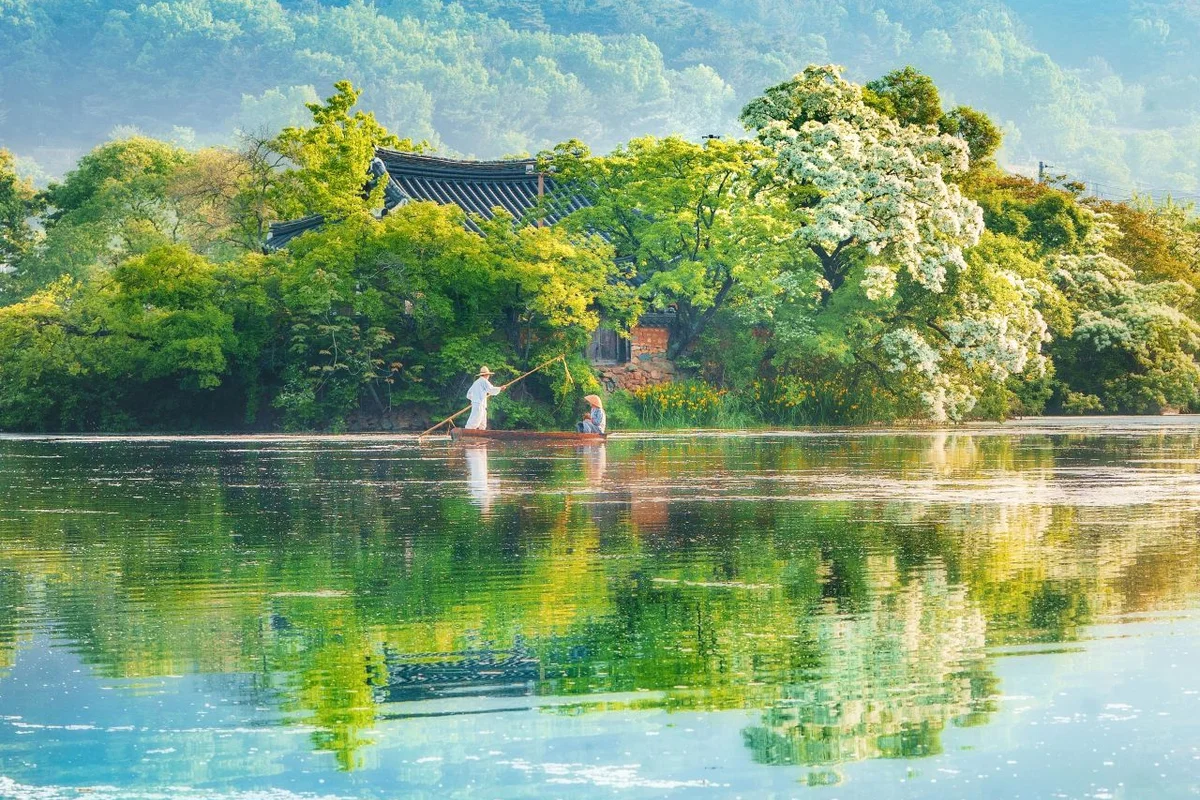 위양지 - 밀양여행 여행