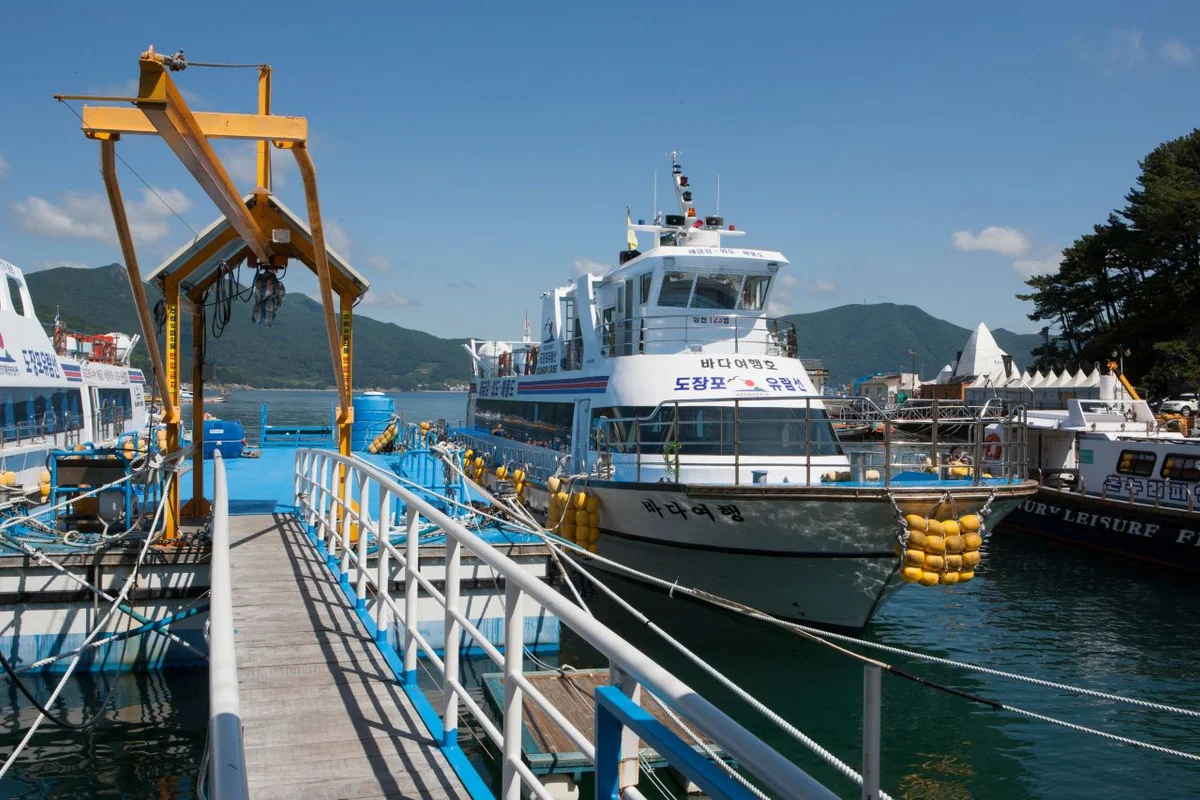 해금강 유람선 - 거제여행 여행
