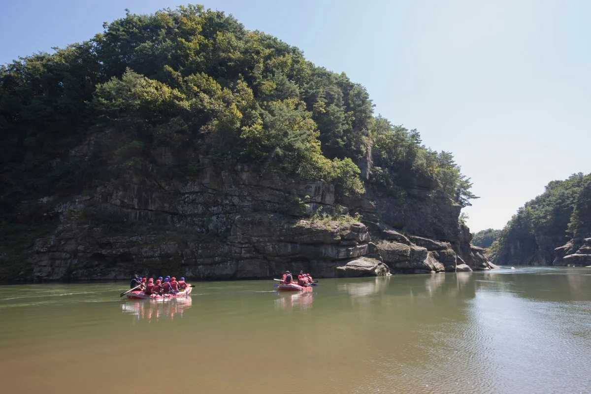 천안시 래프팅 (출처 : 한국관광공사)