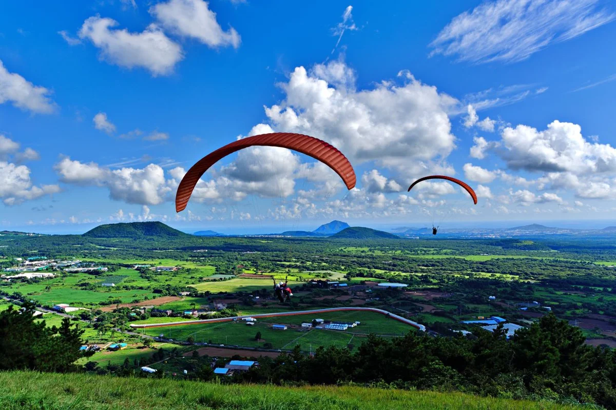 대관령 패러글라이딩 (출처 : 한국관광공사)