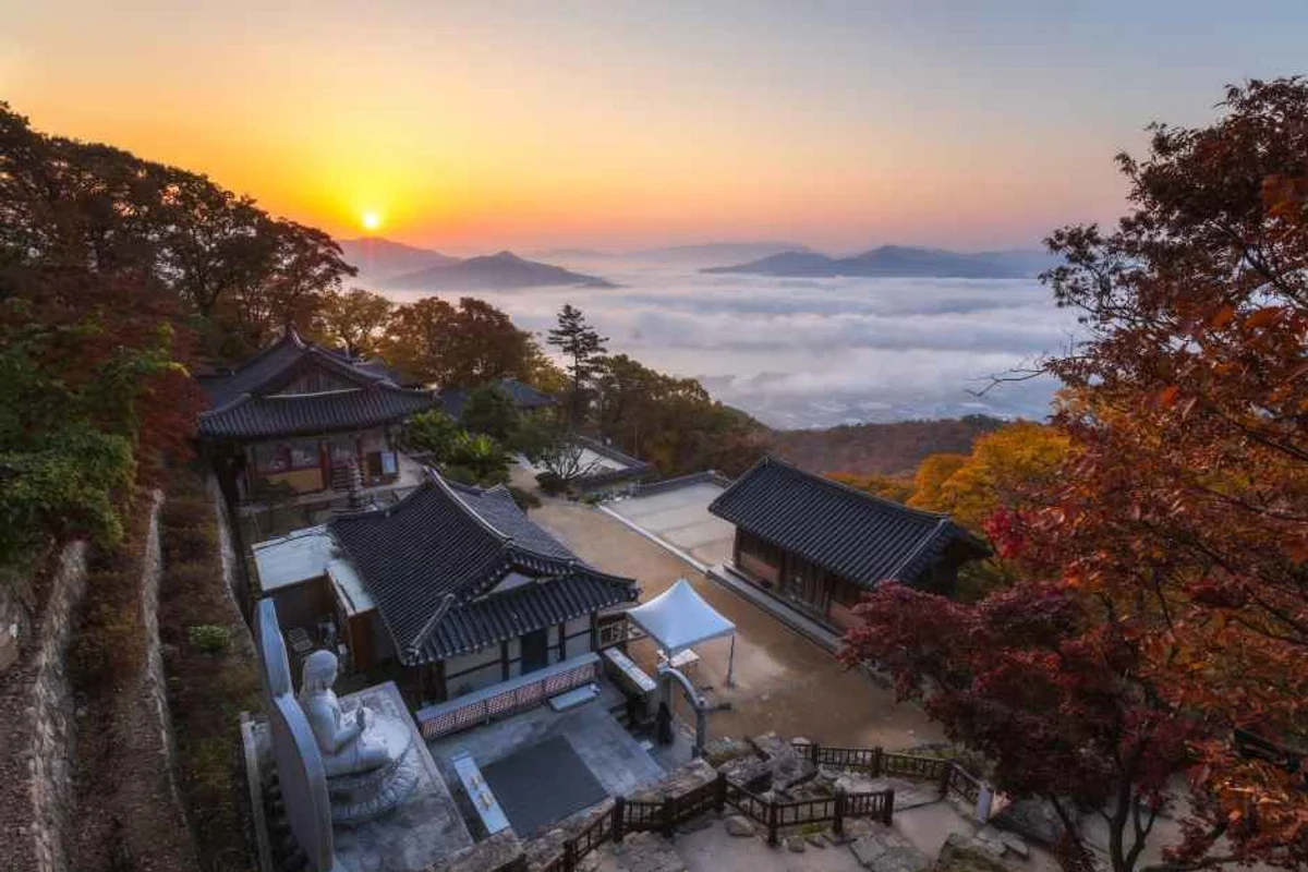 남해독일마을 일출 명소 (출처 : 한국관광공사)