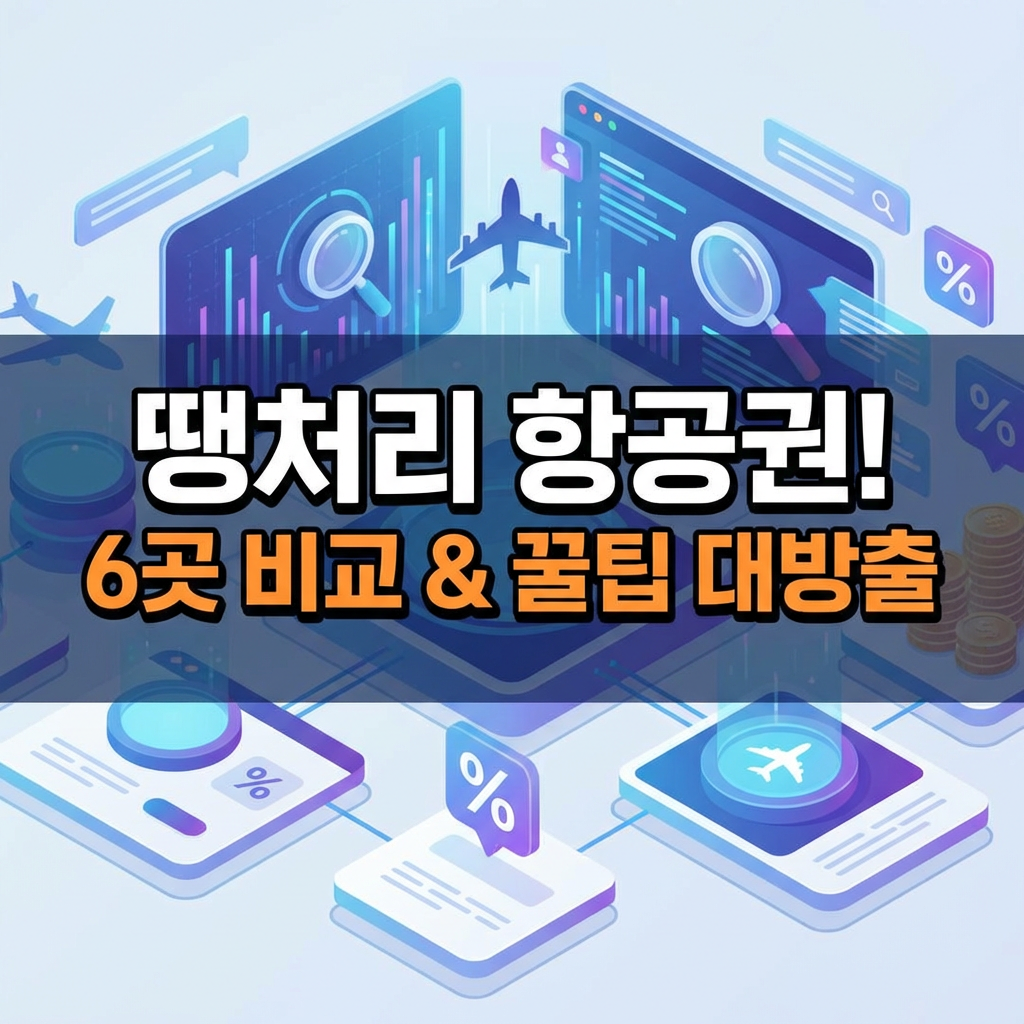 땡처리 항공권 비교 사이트 6곳, 직접 검색해본 후기와 절약 꿀팁