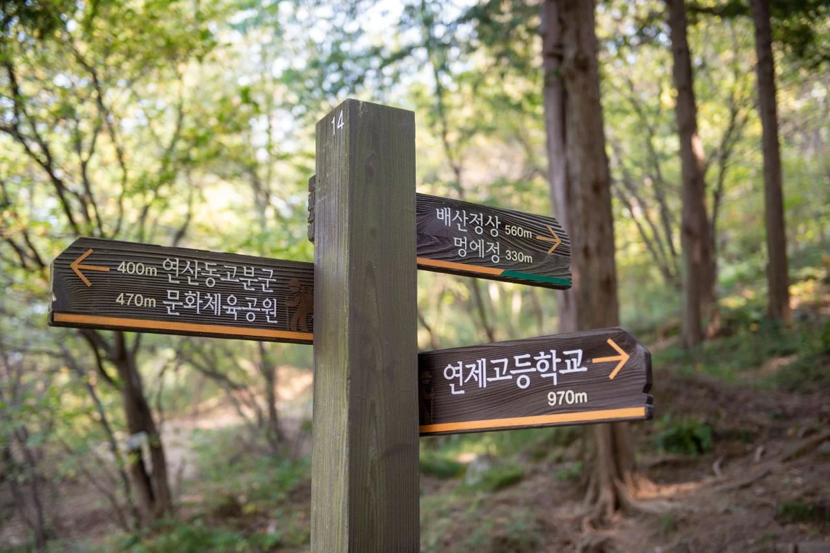 연산동고분군 - 연제수목원 여행